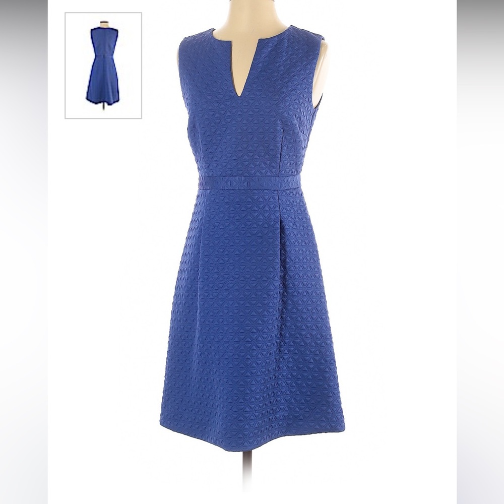 J crew A-line blue dress - size 2